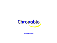 Tablet Screenshot of chronobio.com